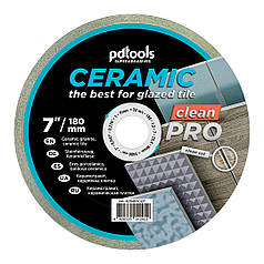 Круг алмазний відрізний PDTools 1A1R 180 СERAMIC CLEAN PRO для стаціонарного обладнання