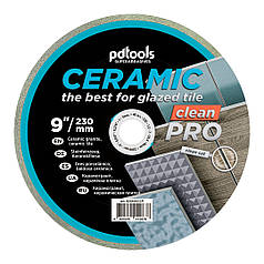 Круг алмазний відрізний PDTools 1A1R 230 CERAMIC CLEAN PRO для стаціонарного обладнання