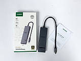 UGREEN Revodok Pro USB-C хаб 6 в 1 10 Гбіт/с 4K 60 Гц HDMI, живлення 100 Вт для MacBook Pro/Air, iPad Pro, фото 8
