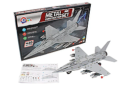 Конструктор металевий "Літак F-16" 430дет., ТехноК