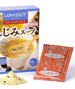Fine LOHASOUP Shijimi Soup Суп із прісноводних молюсків, устриць, смак консоме, 1 пакетик 13 г. До 03/2027