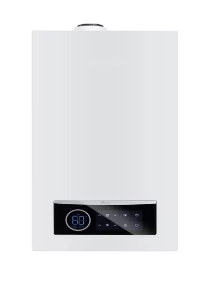 Газовий котел Rens 35 кВт двоконтурний, конденсаційний + димохід (RCB-035), фото 1