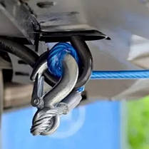 Трос буксирувальний сталевий Emergency Car Tow Rope 5 метрів 7 тонн, фото 5