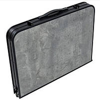 Туристичний Стіл Розкладний Bo-Camp Northgate 90x60 cm Black/Grey (1404184) Кемпінговий Складаний Столик для риболовлі, фото 10