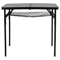 Туристичний Стіл Розкладний Bo-Camp Northgate 90x60 cm Black/Grey (1404184) Кемпінговий Складаний Столик для риболовлі, фото 5