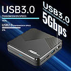 Смарт ТВ Приставка R69 PRO 4/32 Гб, Android 14, WiFi6, LAN 1 Гб (з налаштуваннями), фото 7