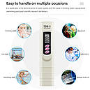 Портативний солемір TDS 3M (0-9990ppm), визначник якості води, фото 2