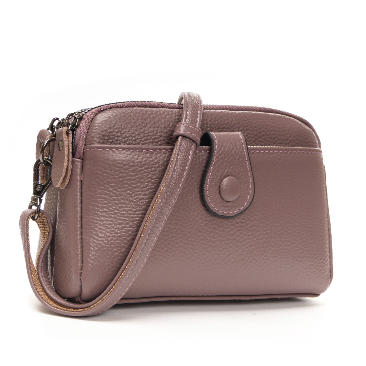 Жіноча шкіряна клатч  сумка 88085 purple.Купити жіночі сумки гуртом і в роздріб із натуральної шкіри в Україні