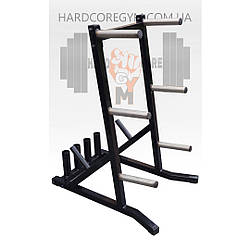 Стійка під грифи та бліни до 500 кг   Чорна