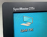 Монітор великий РК 27 Samsung SyncMaster 275T, фото 3