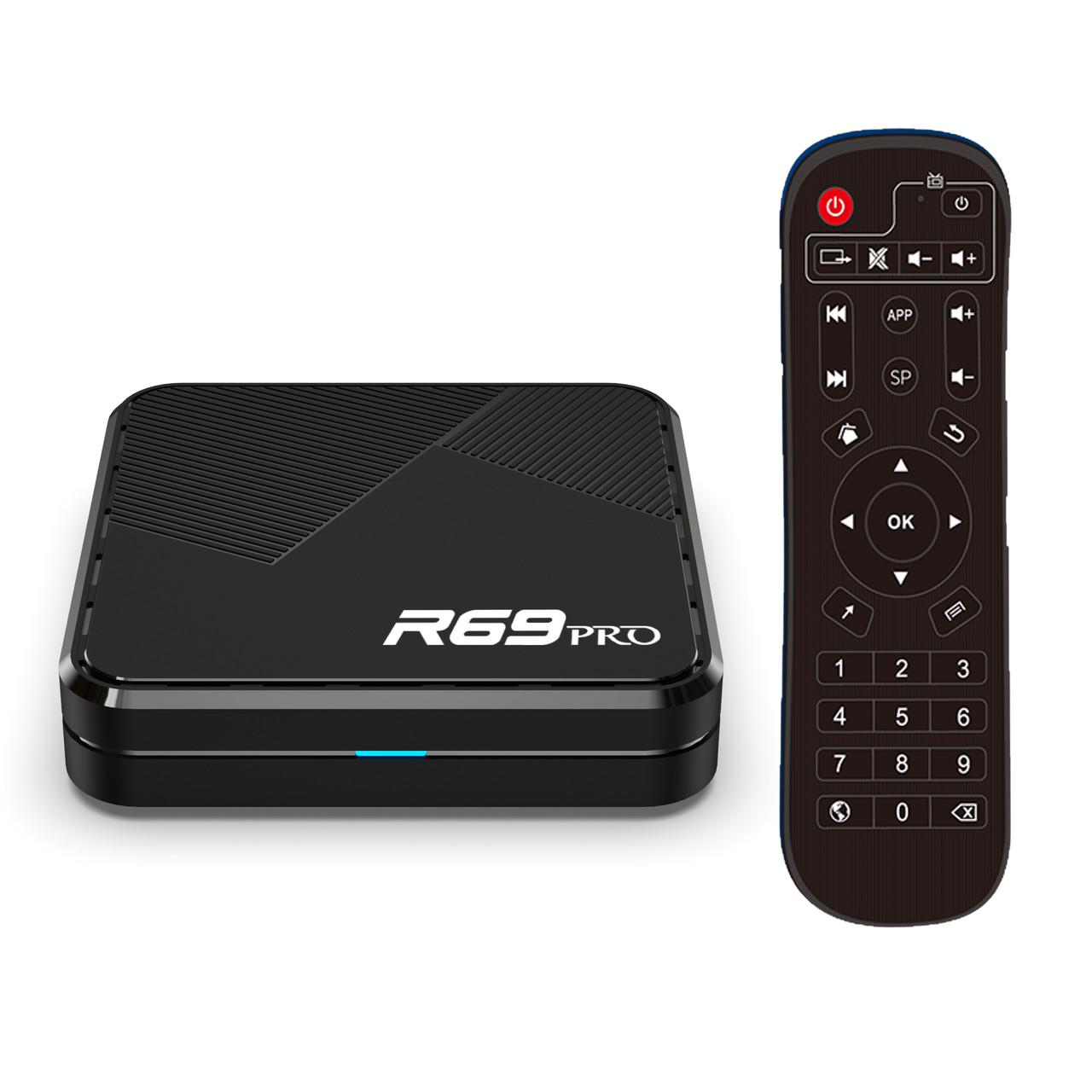 Смарт ТВ Приставка R69 PRO 4/64 Гб, Android 14, WiFi6, LAN 1 Гб, фото 1