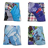 Простынь на резинке односпальная 90х200  с детским  рисунком  из бязи голд в ассортименте.