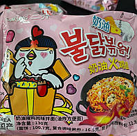 Локшина Samyang швидкого приготування зі смаком курки та соусу карбонара гостра 130г