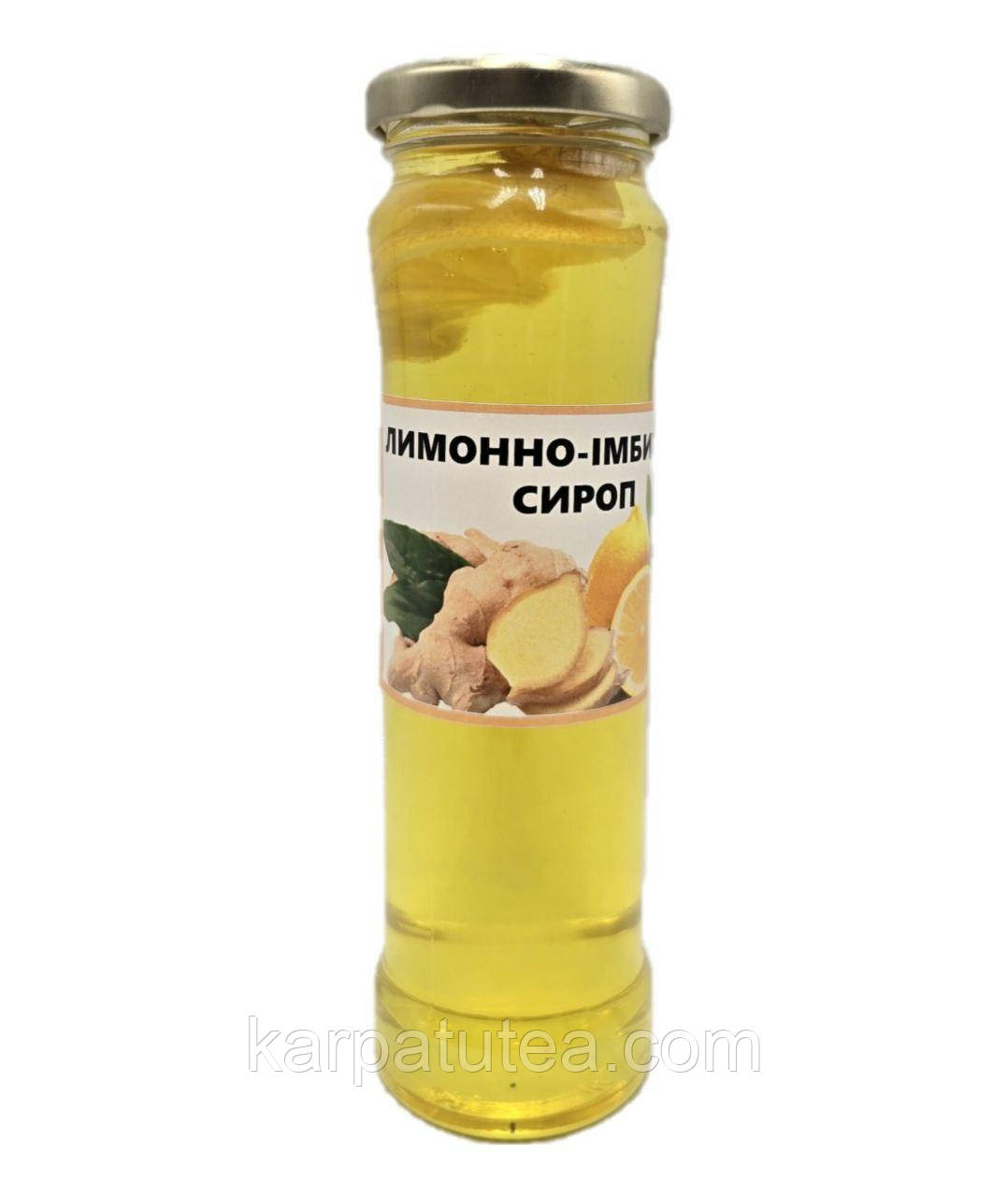 Лимонно-імбирний сироп, 212 мл
