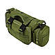 Сумка - подсумок тактическая поясная Tactical военная, сумка нагрудная с ремнем 5 литров кордура хаки UO-86 - фото 8 - id-p2633597893
