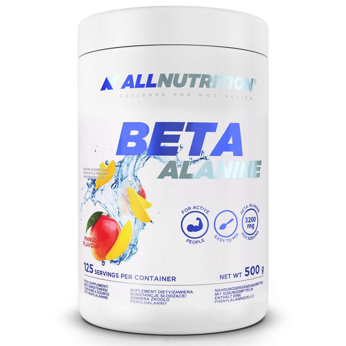 Бета-аланин AllNutrition Beta Alanine 500 г ( різні смаки )
