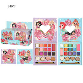 Косметика палетка, мікс 2 різновиди, ЦІНА ЗА 1ШТ, дисп.бокс. 11*15см