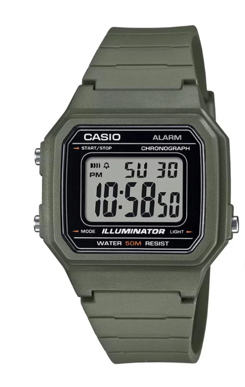 Чоловічий годинник Casio W-217H-3A, фото 1