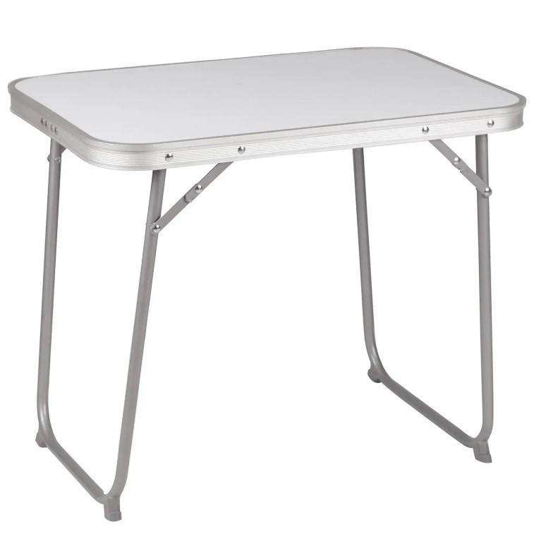 Туристичний Стіл Розкладний Bo-Camp Camp-Gear Economy 60x40 cm Light Grey (1404425) Кемпінговий Складаний Столик для риболовлі, фото 1