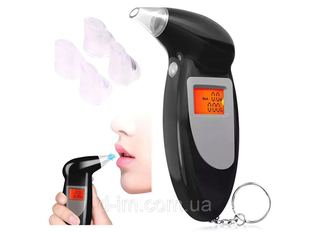 Кишеньковий цифровий алкотестер із LCD Digital Breath