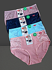 Труси плавки жіночі бавовна рубчик №8976 р.50 52 54 .Від 6шт по 48грн., фото 2
