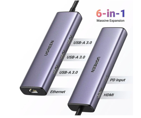 USB-хаб UGREEN USB-C Multifunction Adapter CM512