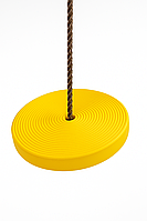 Гойдалка для дітей Тарзанка DISK WCG для дитячого майданчика Жовта