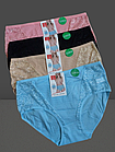 Труси плавки жіночі бавовна рубчик №9353 р.50 52 54 .Від 6шт по 48грн., фото 3