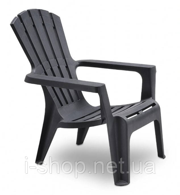 Стілець садовий пластиковий BICA Maryland, графіт