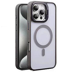 Чохол Primo Support MagSafe для iPhone 16 Pro з захистом камер - Grey