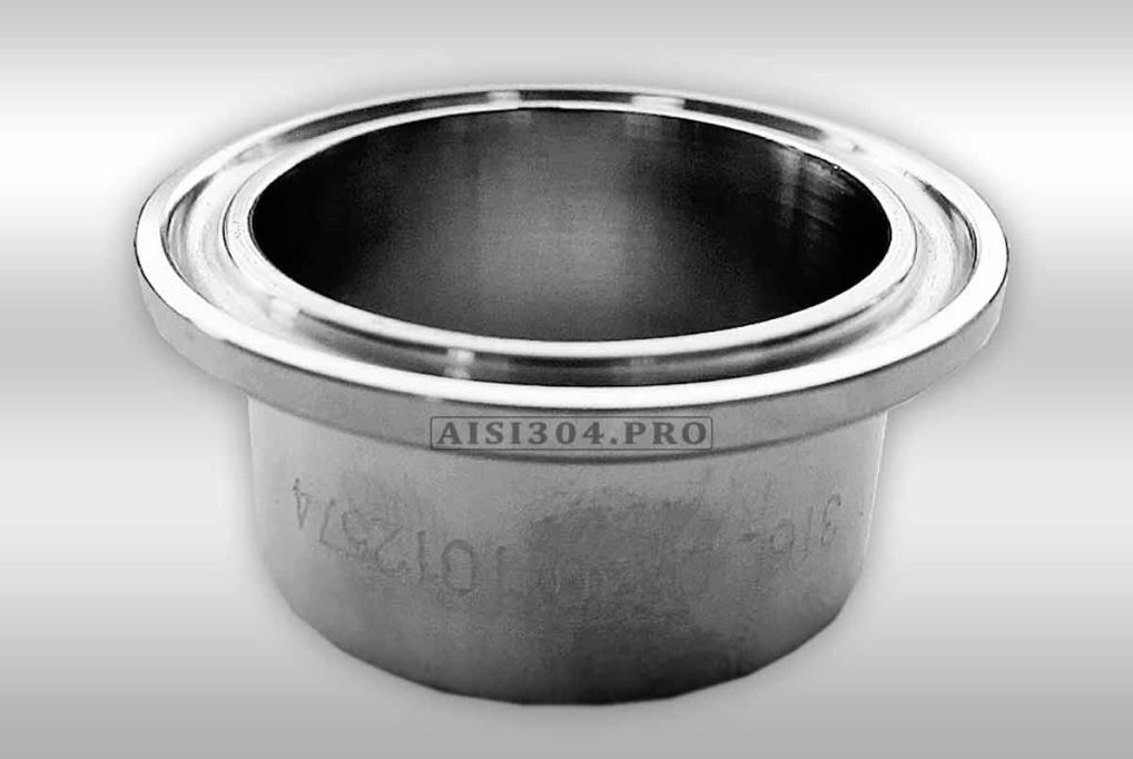 Купить Штуцер из нержавеющей стали для клампа DIN Dn 100 AISI 304 в ...