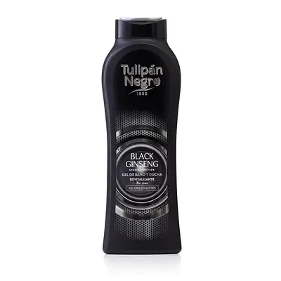 Гель для душу для чоловіків Чорний женьшень Tulipan Negro Black Ginseng Shower Gel 650 мл