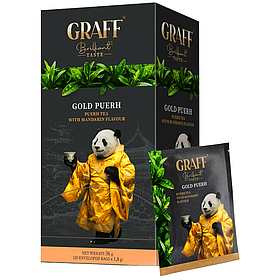 Чай Graff Золотий Пуер в пакетиках 36 г
