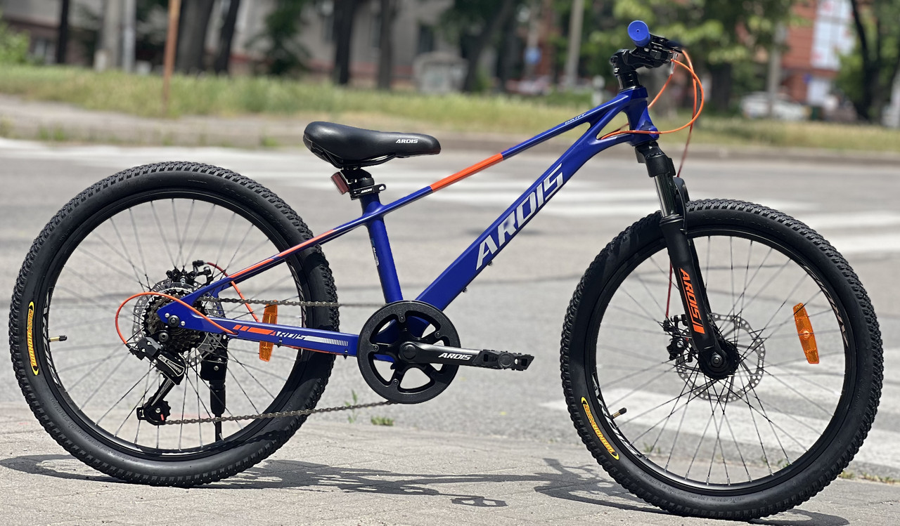 Дитячий велосипед 22" Ardis MTB DRIFT синій, амортизаційна вилка, на зріст 110 - 128 см, фото 1