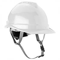 Каска захисна Neo Tools, пластик ABS, пряжка для регулювання, білий