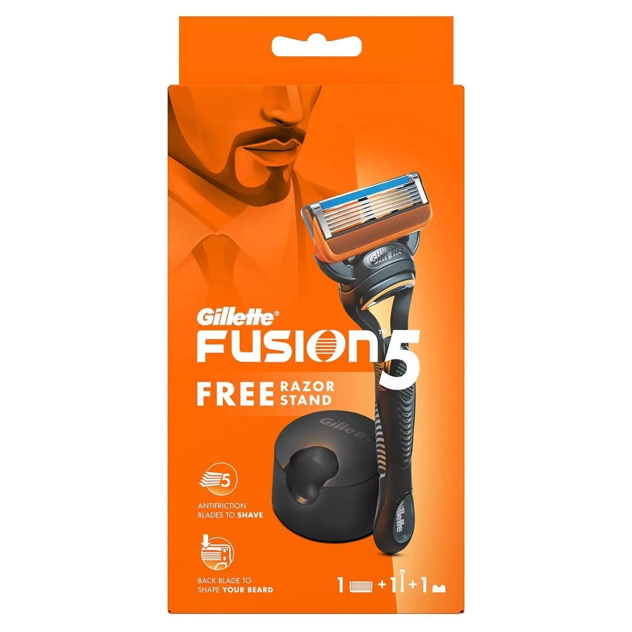 Станок для гоління Gillette Fusion5 (1касета) + підставка