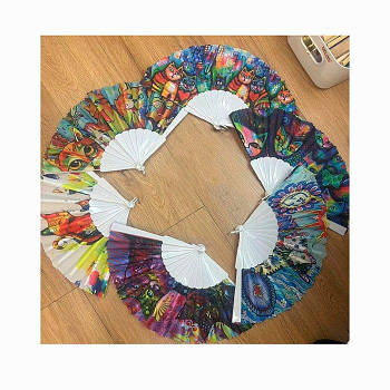 Віяло 22,5см "Коти" YG0242 G-Rich