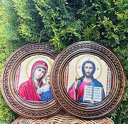 Вінчальні весільні ікони діаметр 30 см