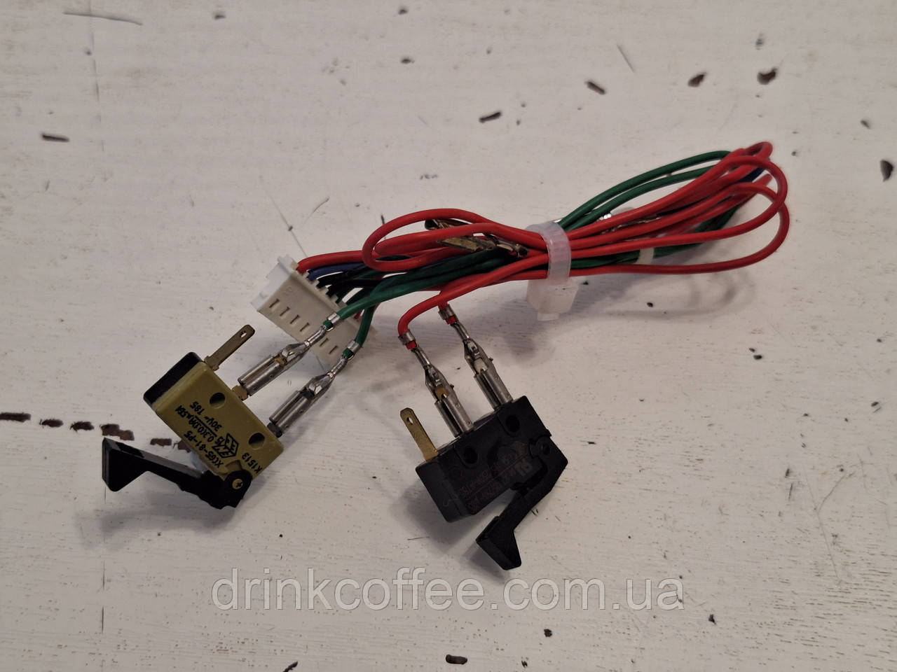 Дроти та мікроперемикач редуктора для кавомашини Saeco Incanto Black HD8911 б/у, фото 1