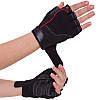 Рукавиці для фітнесу та тренувань Zelart SB-161566 р.L, чорні фітнес рукавички, фото 8