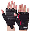Рукавиці для фітнесу та тренувань Zelart SB-161566 р.L, чорні фітнес рукавички, фото 2