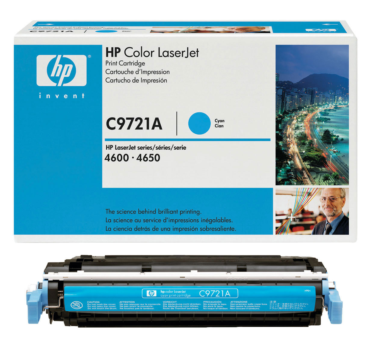 Заправка картриджа HP CLJ 4600/ 4650 Cyan (C9721A)