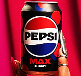 Газований напій Pepsi Max Cherry No Sugar 330мл, фото 3