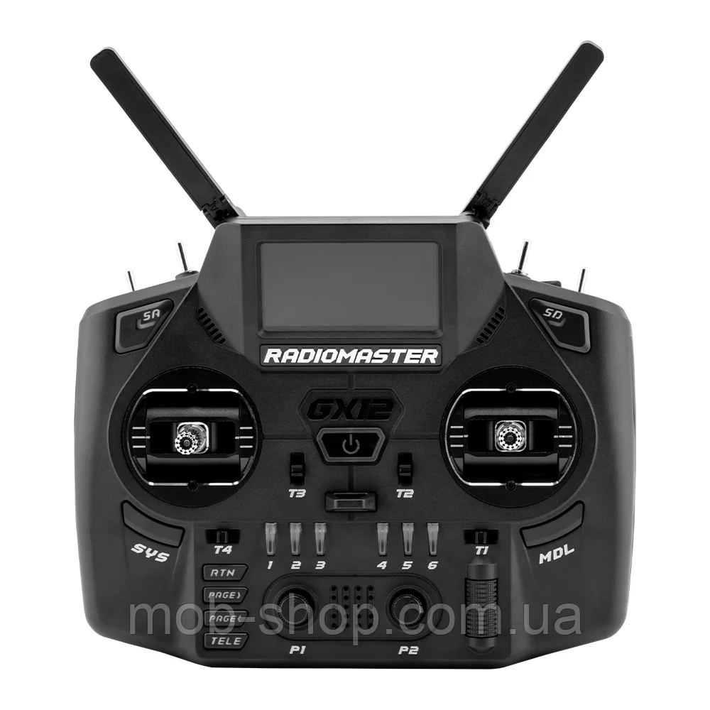 Пульт керування для дрона RadioMaster GX12 ELRS M2 (HP0157.0094-BLK)