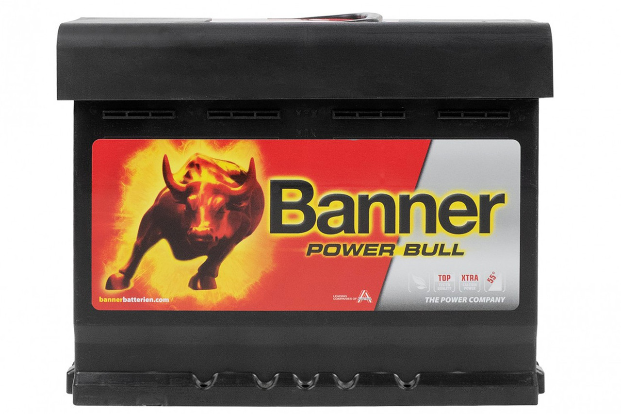 Акумулятор BANNER 12v 62ah 550a Power Bull R+ 241*175*190mm (902221), фото 1