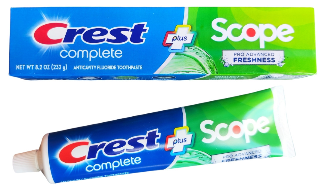 Зубная паста Crest Complete + Scope Ultimate Clean + Fresh 232 гр