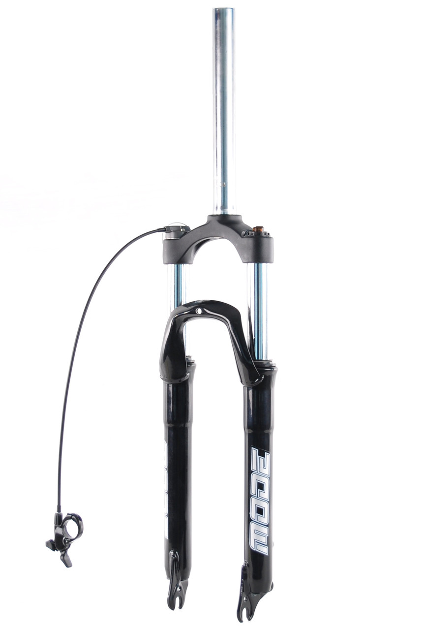 Вилка Mode 27,5" аморт. N780 DB, RLO 1.1/8"(28,6мм) x 254 мм Disc хід 100 мм Чорна безрізьб. Lockout, фото 1