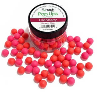 Плаваючі бойли Puhach Baits Pop Ups 8 мм Multicolor / Журавлина
