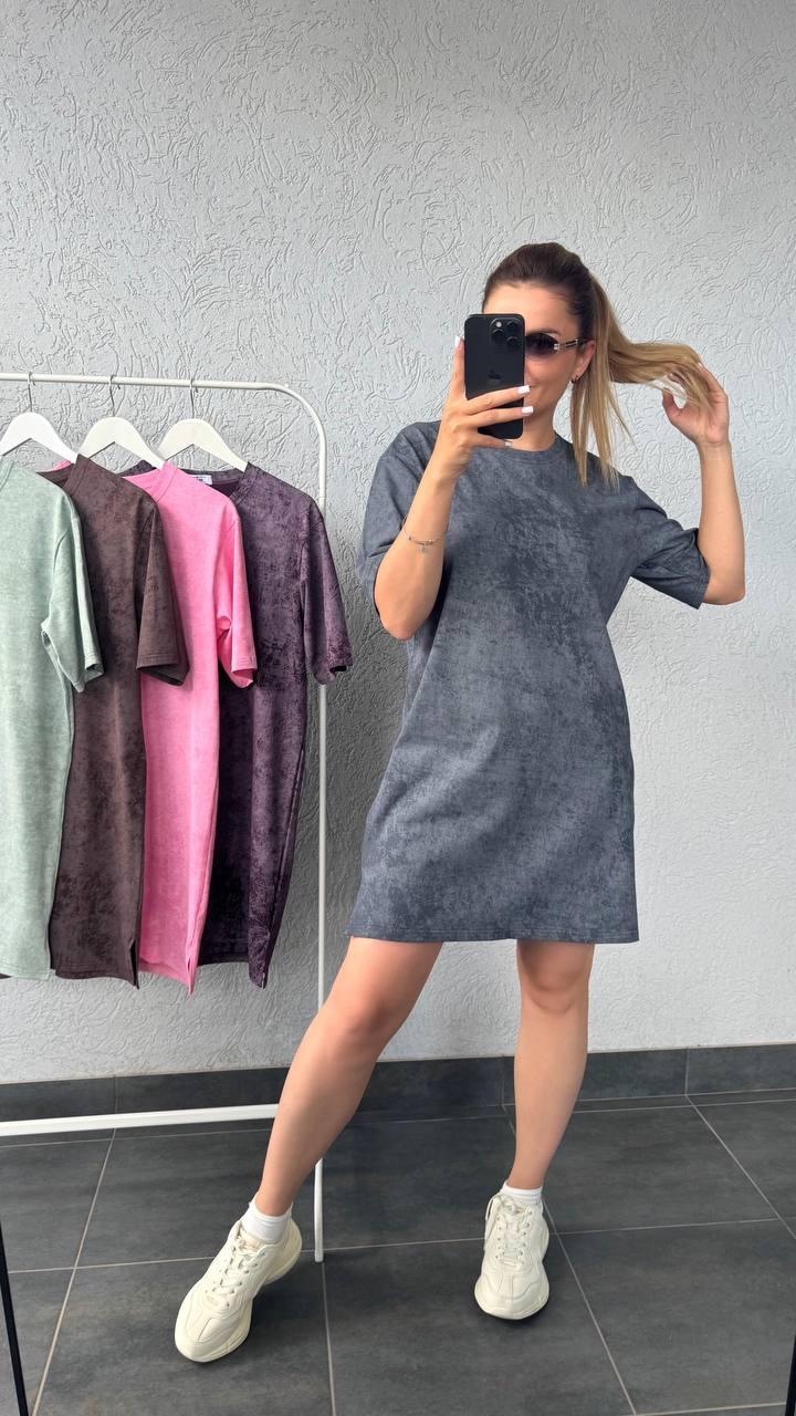 Сукня СПОРТИВНА ЛІТНЯ ТРИКОТАЖ р.42-52 ГРАФІТ HARISMA 505, фото 1