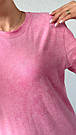 Сукня СПОРТИВНА ЛІТНЯ ТРИКОТАЖ р.42-52 РОЖЕВИЙ HARISMA 505, фото 3